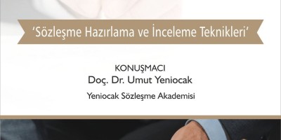 Sözleşme Hazırlama ve İnceleme Teknikleri eğitimi