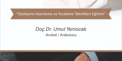 Sözleşme Hazırlama ve İnceleme Teknikleri eğitimi