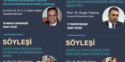 Sakarya Barosu’ndan canlı yayında söyleşiler