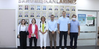 İl Sağlık Müdürlüğü avukatlarından Yıldız'a ziyaret